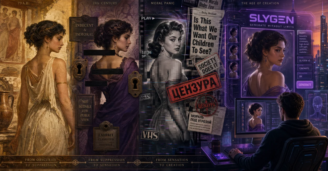 2000 Years of Erotic Image Censorship and How AI Broke It