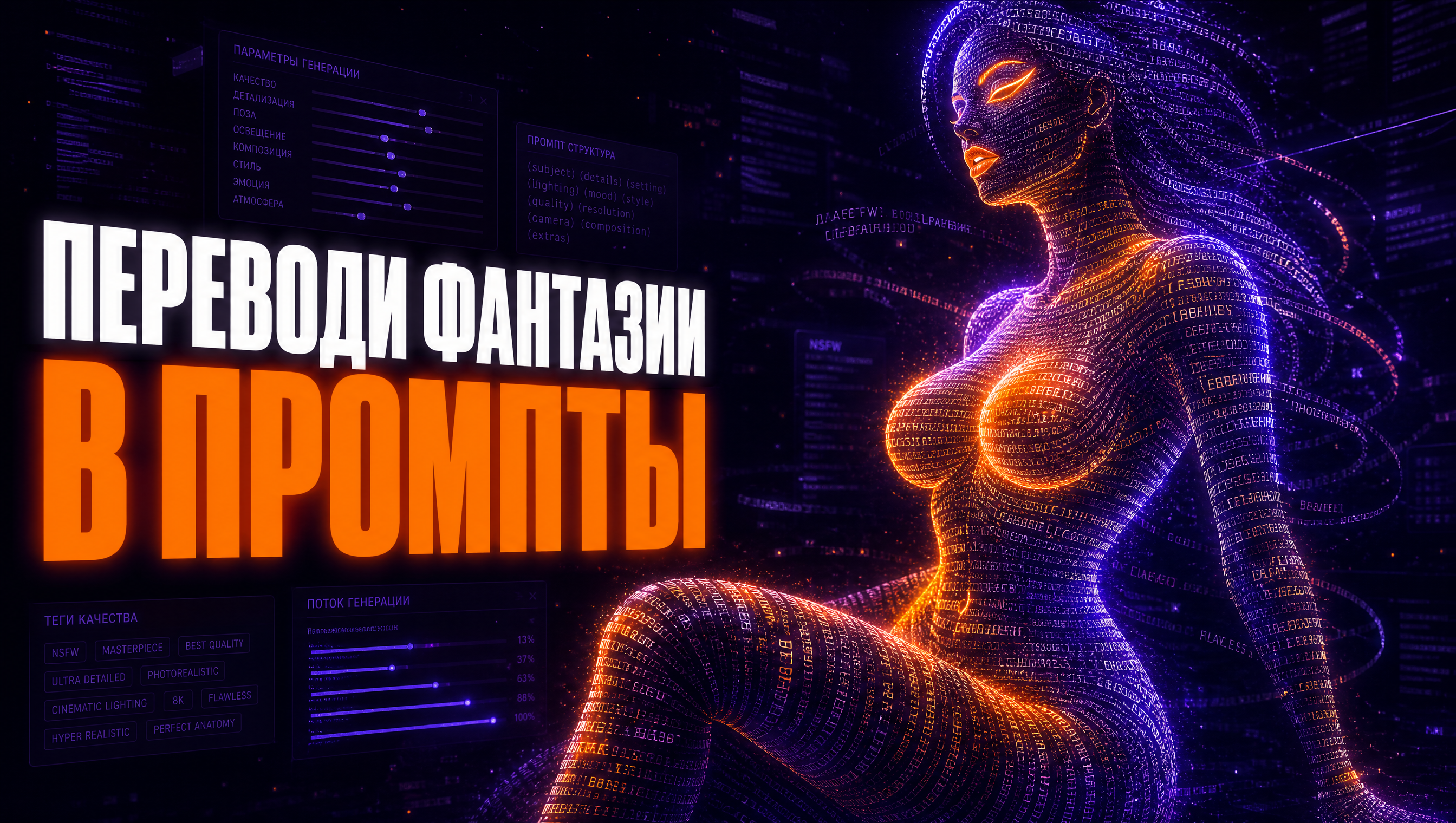 Словарь страсти: 50+ терминов NSFW-генераций