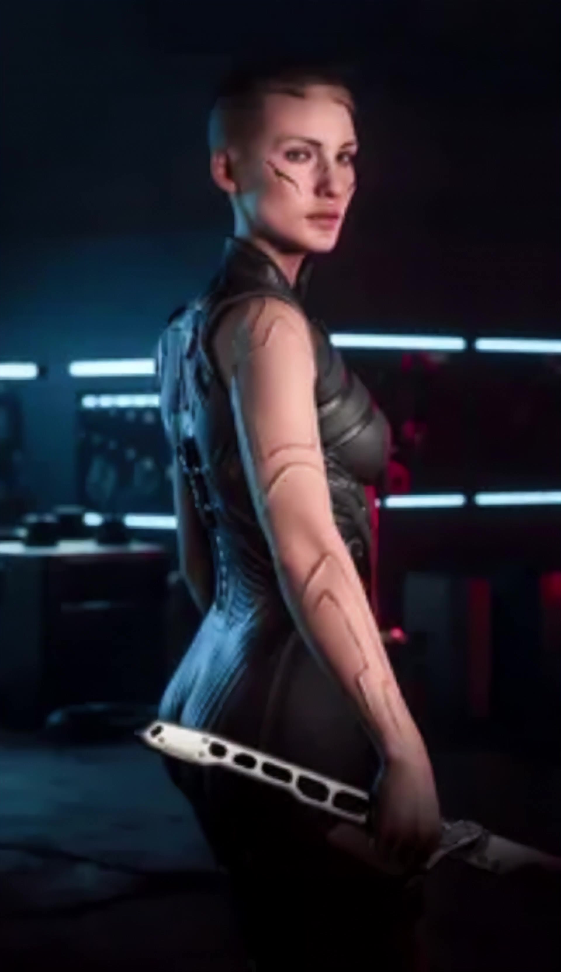 Сандра Дорсетт (Cyberpunk 2077) показала сиськи